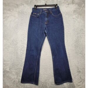 L.E.I. Jeans Womens 9 Dark Wash Bootcut Denim Life Energy Intelligence 27x31